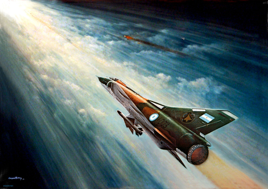mirage III intercepcion exequiel martinez aviacion argentina